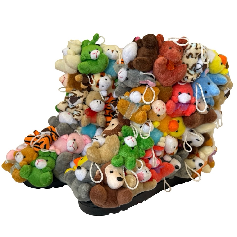 Teddy Bear & Friends Plush Winter Boots